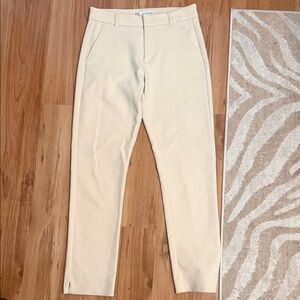 Bershka Women's Cream Trousers